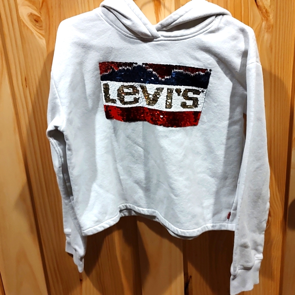 Levi's crop top hoodie